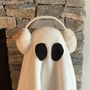 White Faux Fur Earmuffs